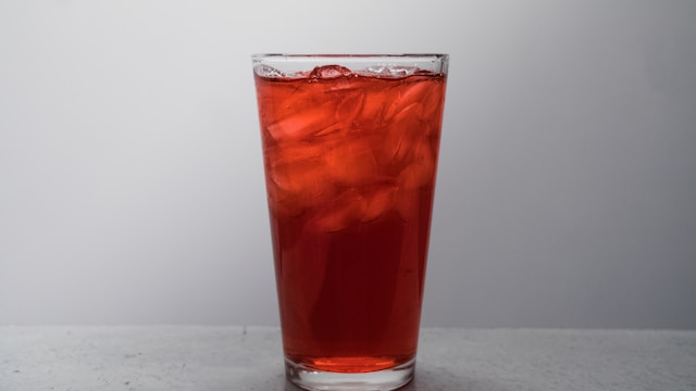 Glass of iced tea